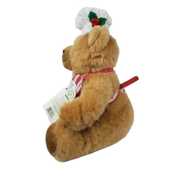 Vintage Applause Fabulous Baker Bear Spice 11 in Plush Christmas Cookie Cutter - Picture 2 of 12